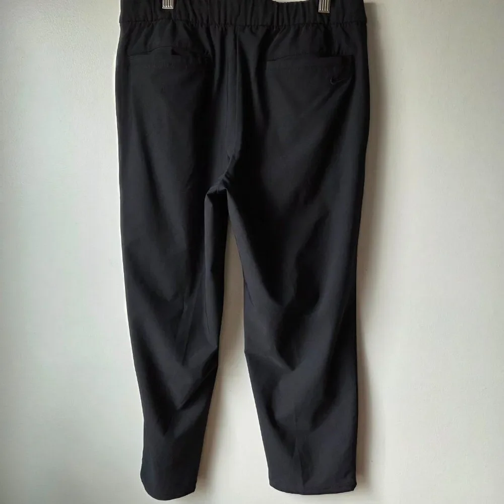 EUC NIKE BLACK DRI FIT RELAXED PANTS SIZE M WOMENS